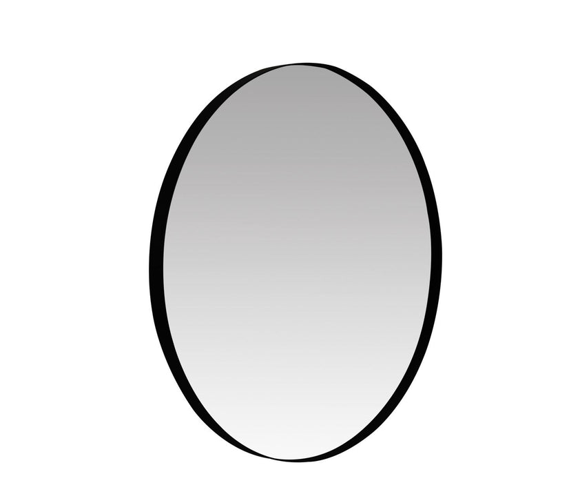 ANDREA HOUSE AX74038 Espejo Pared Metal Negro Ø80 CM