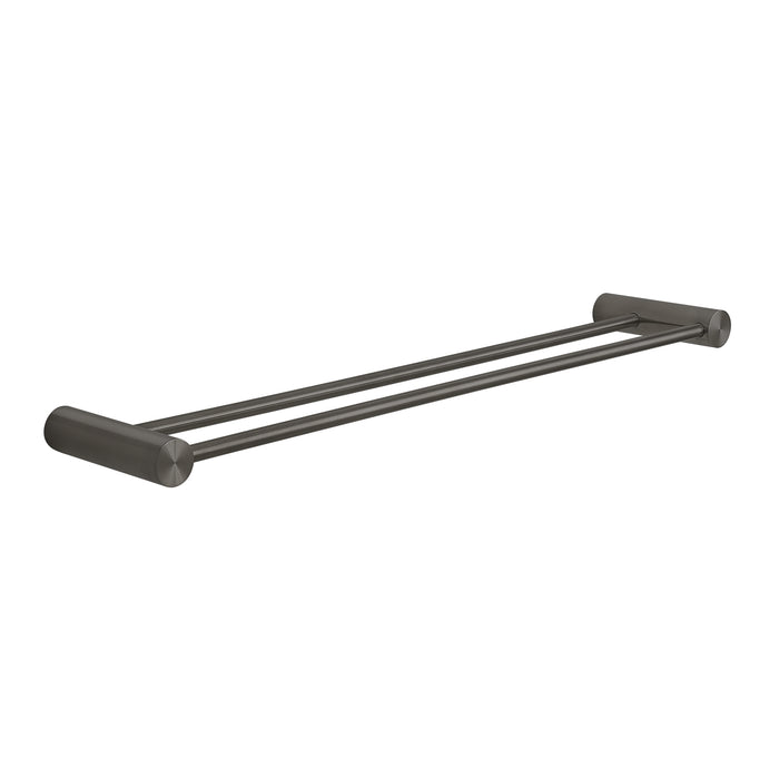 GEDY AN226081100 ANDE Toallero doble fijo gun metal