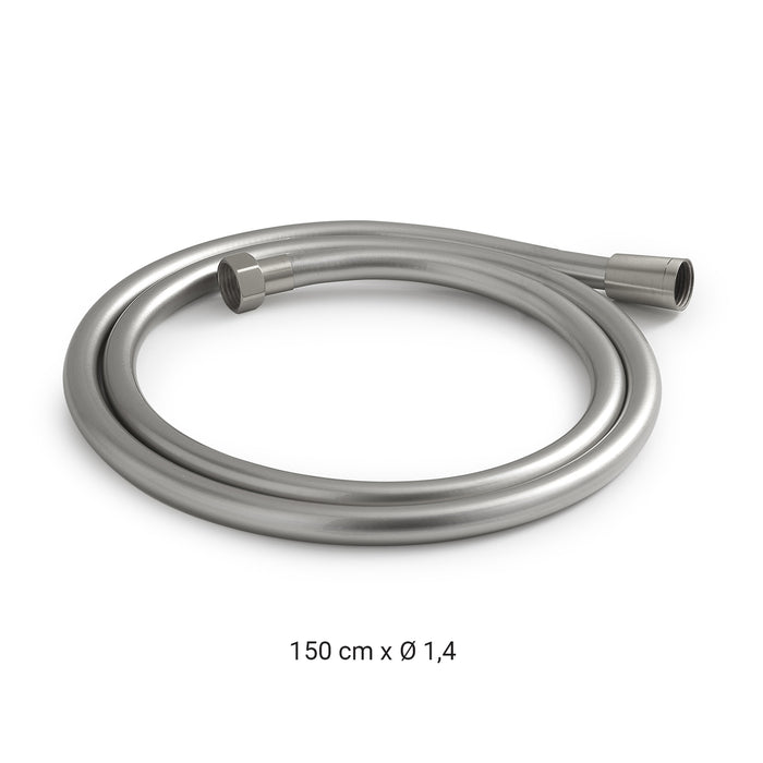 GEDY GYFX2010010 GUN 00 Flexo de ducha 150 cm gun metal