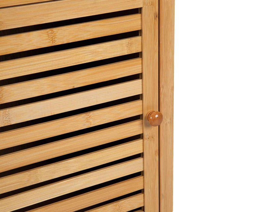 ANDREA HOUSE BA73110 Armario de baño de bambú nórdico 110 cm