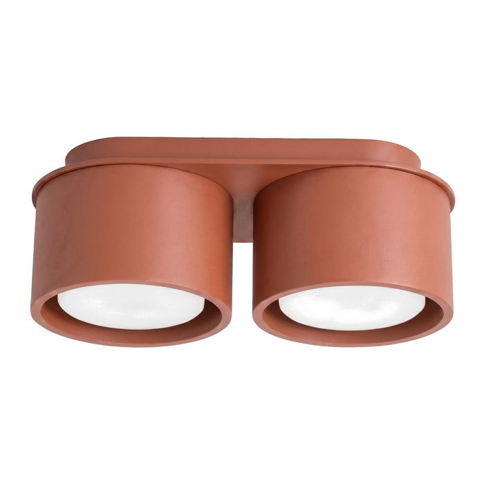 SOLLUX SL.2451 Plafón MODO 2 ocre rojo Gx53