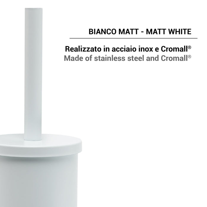 GEDY TO330200100 TONGA Escobillero Blanco Mate