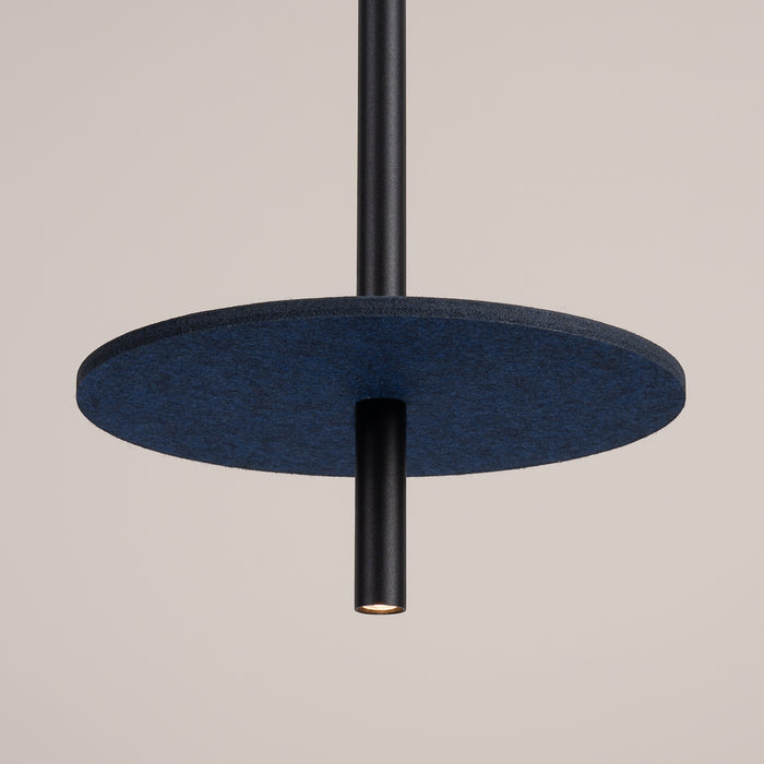 SOLLUX SL.1881 Lámpara colgante FELTRO 1 negro/azul marino azul marino/negro