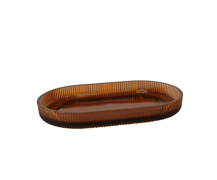 ANDREA HOUSE BA76122 Bandeja Vidrio Boheme 25,5X15X3Cm