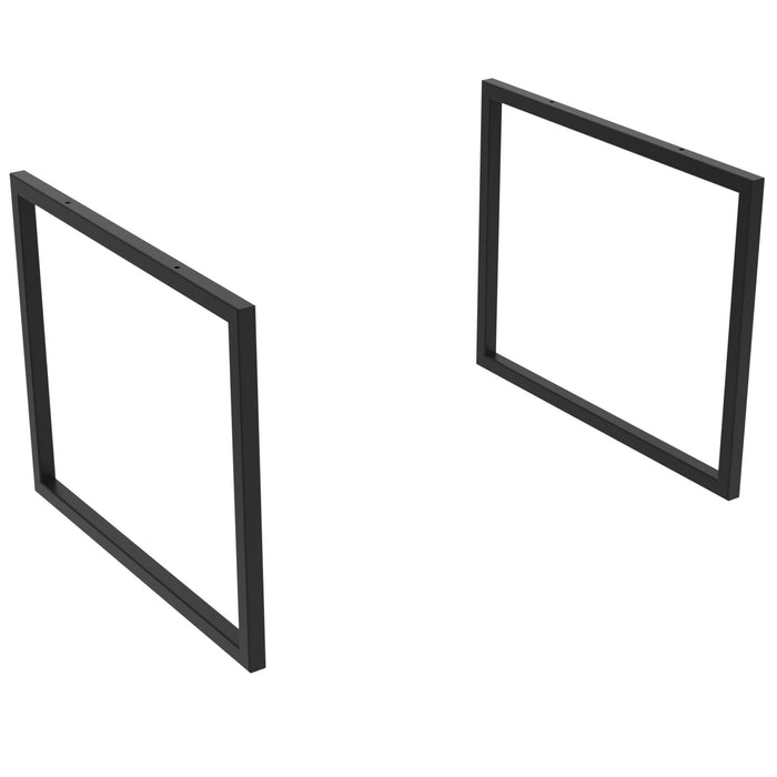 SALGAR 97163 Juego de 2 Patas Marco Negro Mate 330x432 mm