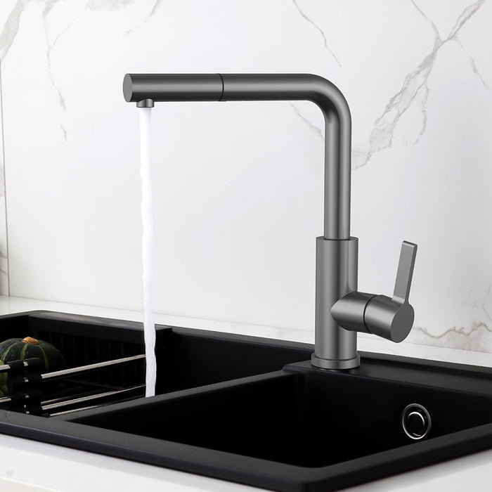 LLAVISAN L169514 Monomando Cocina Extraible Storm Gun Metal