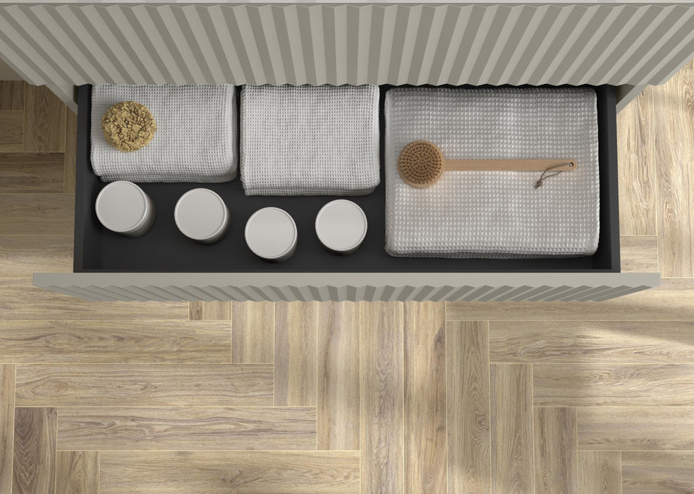 SALGAR 121774 KIRA Mueble+Lavabo LISBOA 120cm Gris mate