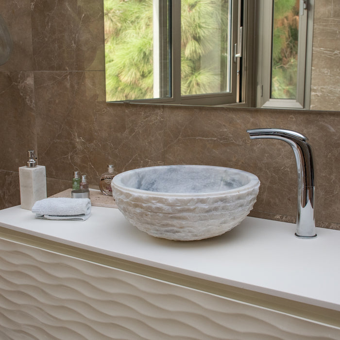 FORZINI FZ-GR/ZG-MB-111 NEMESIS Lavabo de mármol Gris