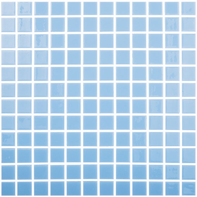 VIDREPUR 107 Smooth Light Blue Gresite PVC 2.5x25 (Box of 2M2)