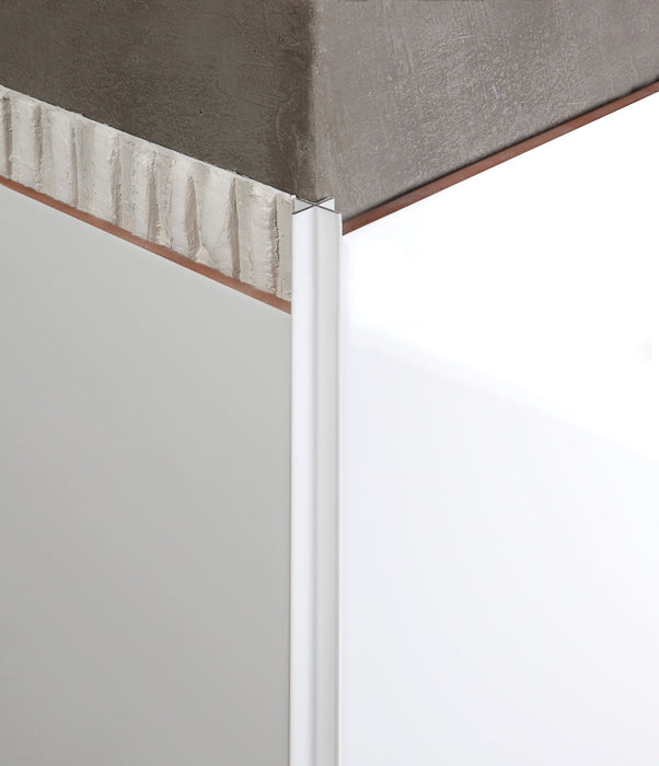 EMAC NOVOPILASTRA Perfil Aluminio Blanco