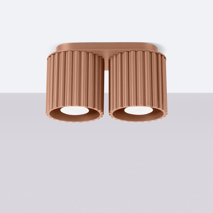 SOLLUX SL.1805 AURA Lámpara De Techo 2 Mocha Gu10