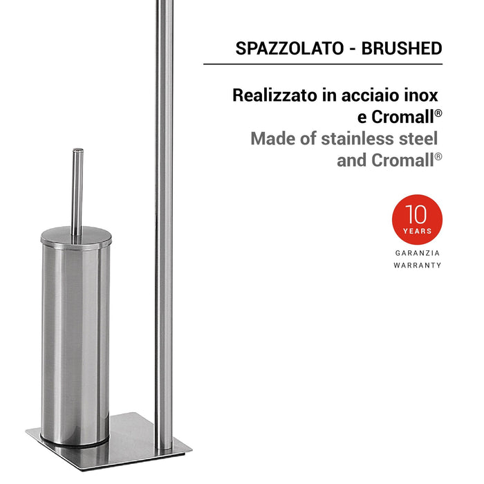 GEDY TR323800000 TRILLY Towel Rack and Standing Column Brushed