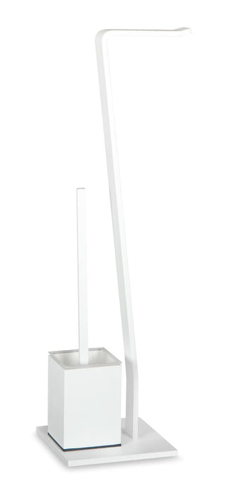 BELTRAN 22121 OSLO Oslo White Brush and Toilet Paper Holder