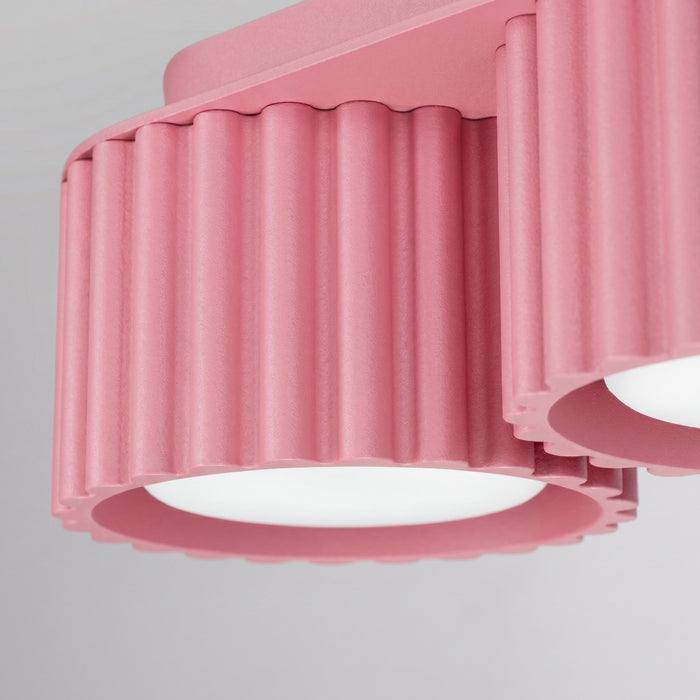 SOLLUX SL.2638 Plafón AURA 3 rosa Gx53