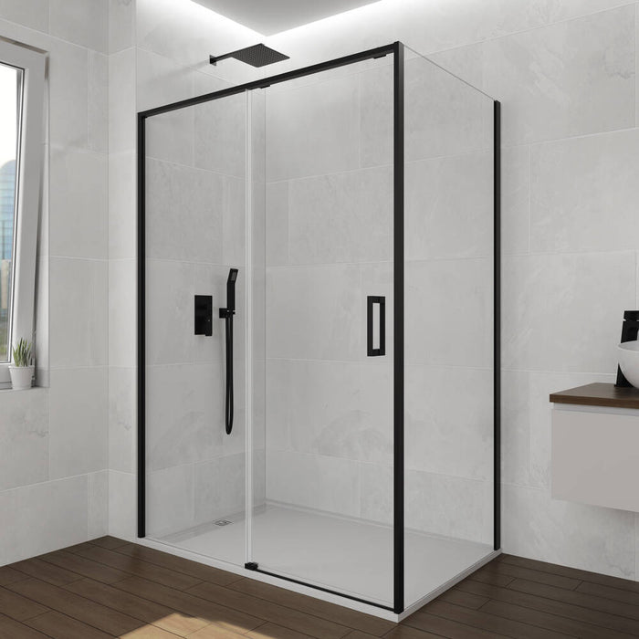 GME TWENTY Mampara Lateral Fijo Ducha 2F+1C Cromo Transparente