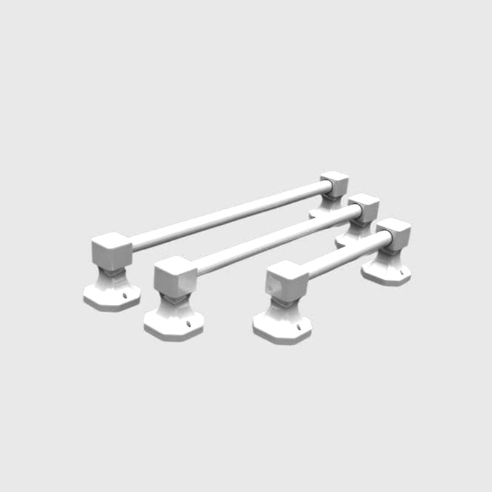 VALADARES NEOCLASSICA Toallero de Porcelana Con Soportes Blanco