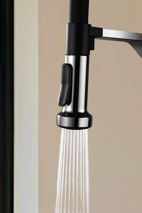 IMEX GCE029/NG VÉNETO Monomando Cocina Negro Mate