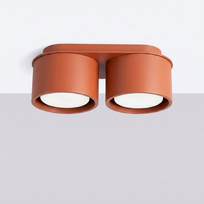 SOLLUX SL.2451 Plafón MODO 2 ocre rojo Gx53