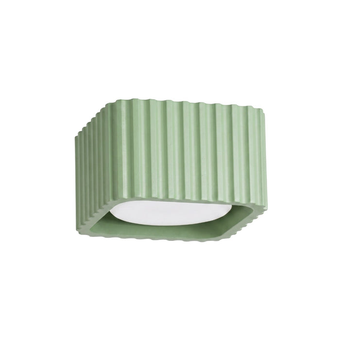 SOLLUX SL.3116 Lámpara De Techo Riff 1 Verde Salvia Gx53