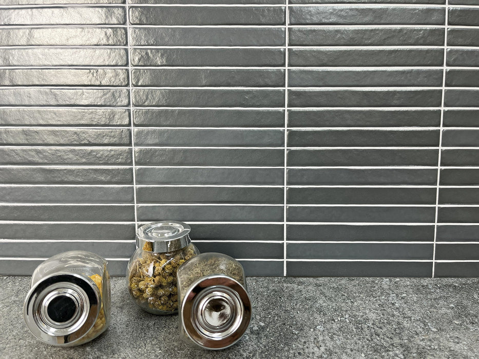 LA PLATERA PENCIL REEF GRAPHITE 35x35 Azulejo Pasta Blanca