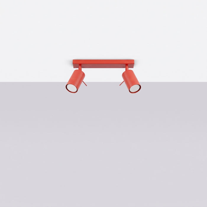 SOLLUX SL.2190 Plafón RING 2 rojo