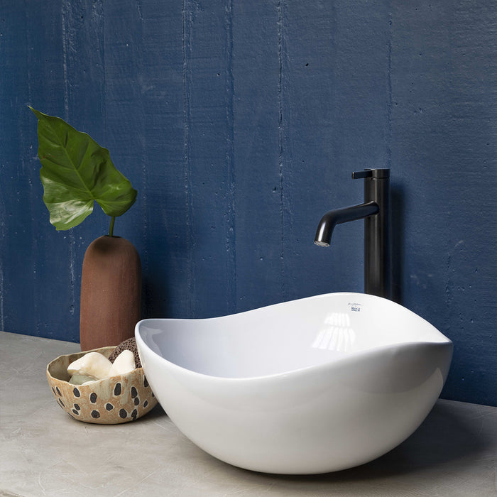 ROCA A327A13000 OHTAKE Lavabo de Sobre Encimera Fineceramic Color Blanco Brillo