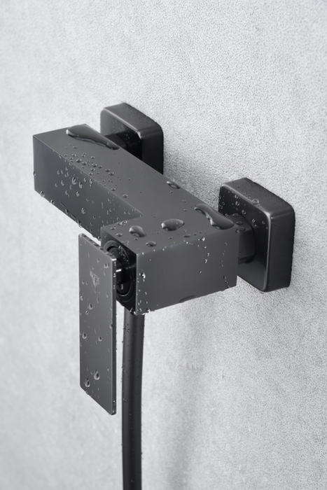 IMEX BDP048-5BGM PISA Kit Ducha Monomando Black Gun Metal