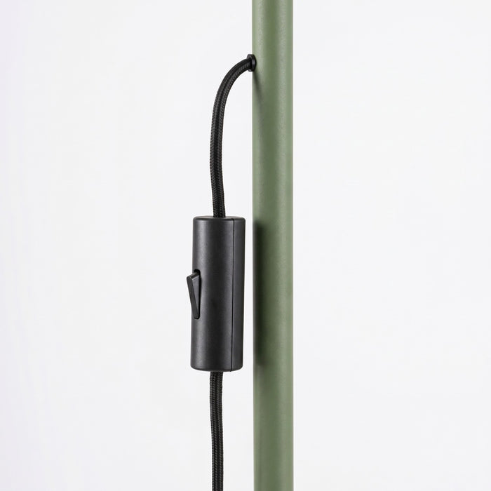 SOLLUX SL.2026 Lámpara de pie KARBON 3 verde oliva