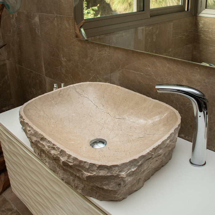 FORZINI FZ-BG/VB-MB-101 DIANA Beige Marble Sink