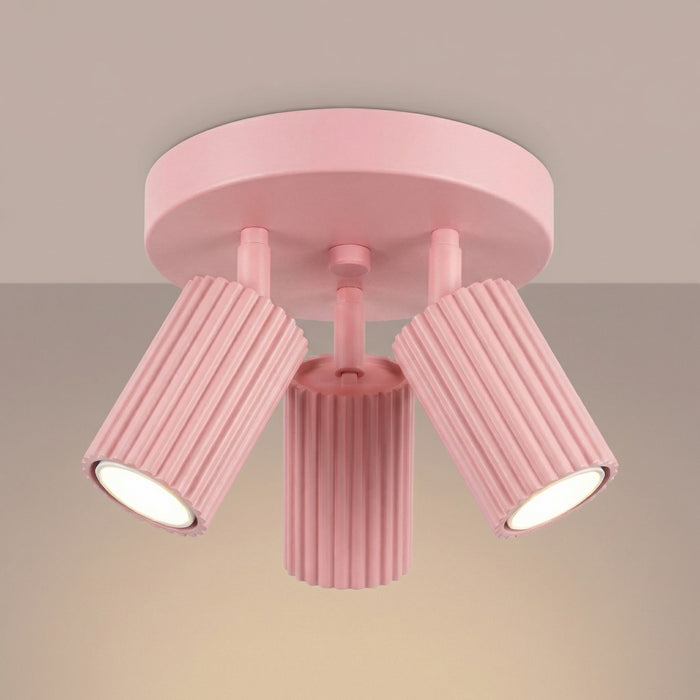 SOLLUX SL.1941 Plafón KARBON 3P rosa