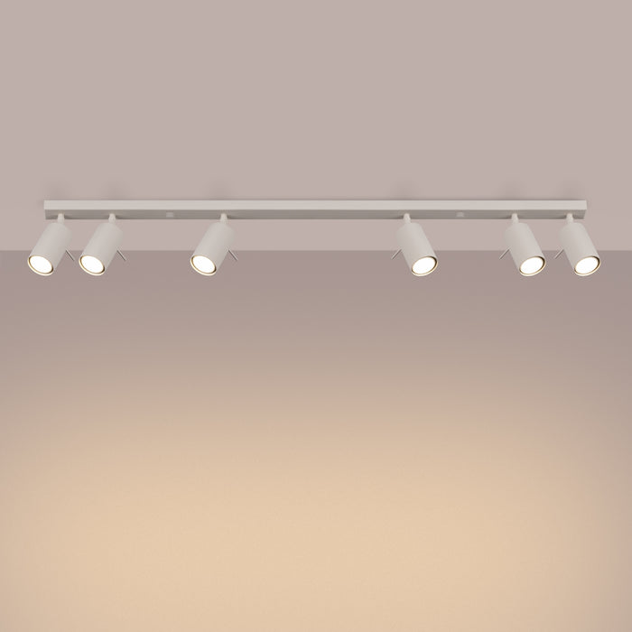 SOLLUX SL.1499 Lámpara de techo RING 6L beige beige
