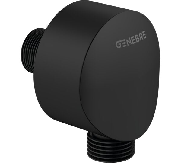 GENEBRE 1618 41 Toma Ducha Mural Redonda 1/2" Negro