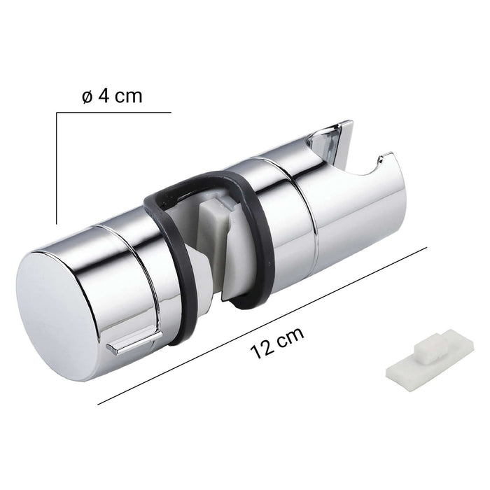 GEDY GYAC9900230 SLIDER 00 Soporte mango de ducha para barra deslizante ø 18-25 mm cromo