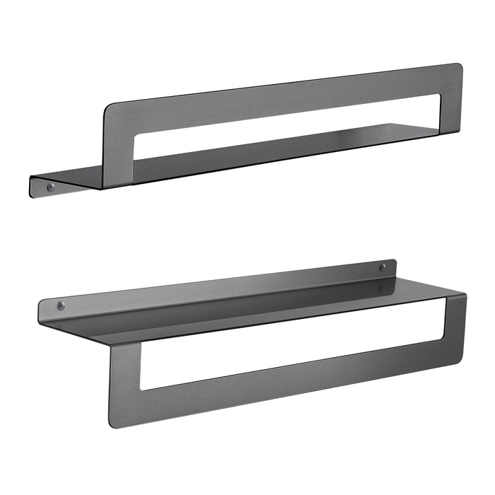 GEDY 20198150000 CLEO Estante toallero 50 cm gun metal