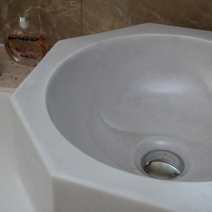 FORZINI FZ-WH/ZW-MB-113 TIBERINUS Lavabo de mármol Blanco