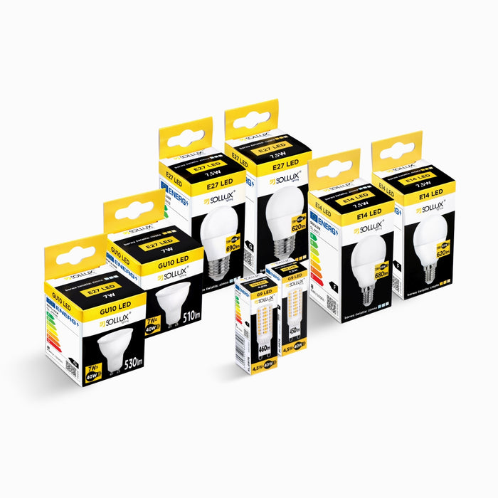 SOLLUX SL.1365 Bombilla LED G9 4000K 4,5W 460lm