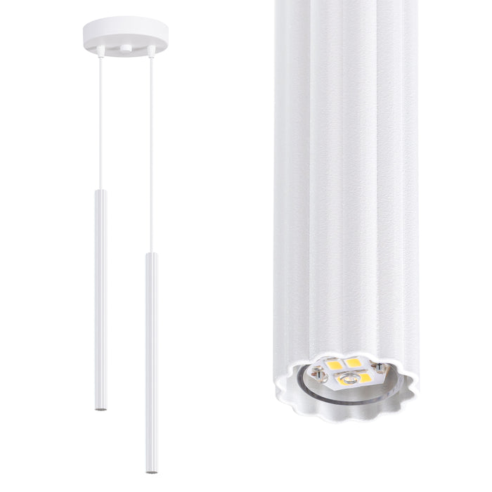 SOLLUX SL.1866 Lámpara colgante ARCHE 2P blanca blanco
