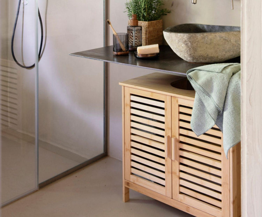 ANDREA HOUSE BA73151 Armario bajo lavabo de bambú nórdico
