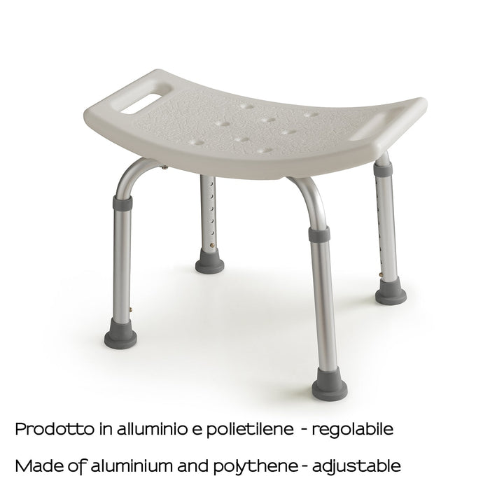 GEDY 10720200000 FRIEND Taburete Regulable Blanco