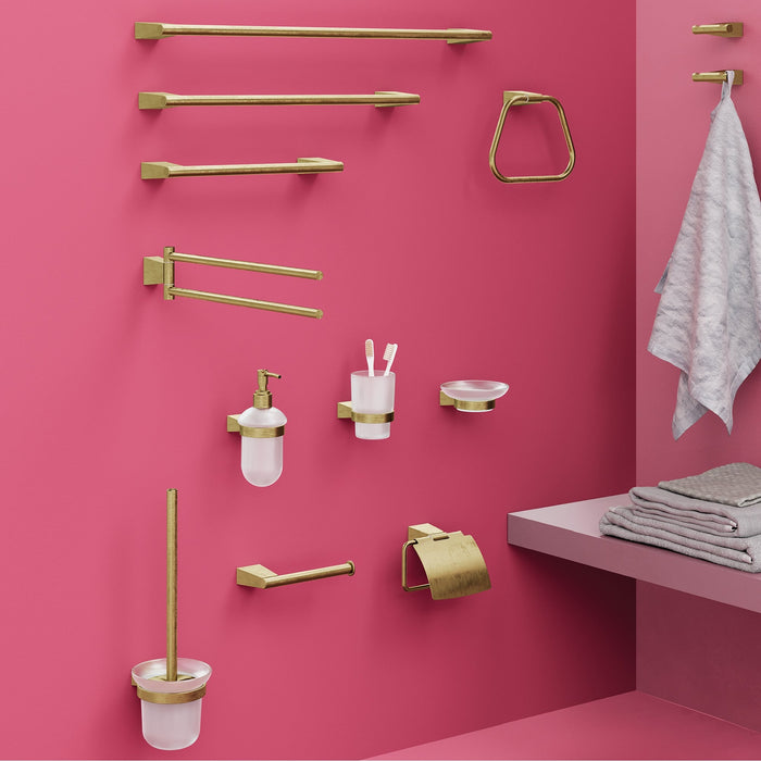 GEDY TN216088000 TONALE Matte Gold Towel Rack