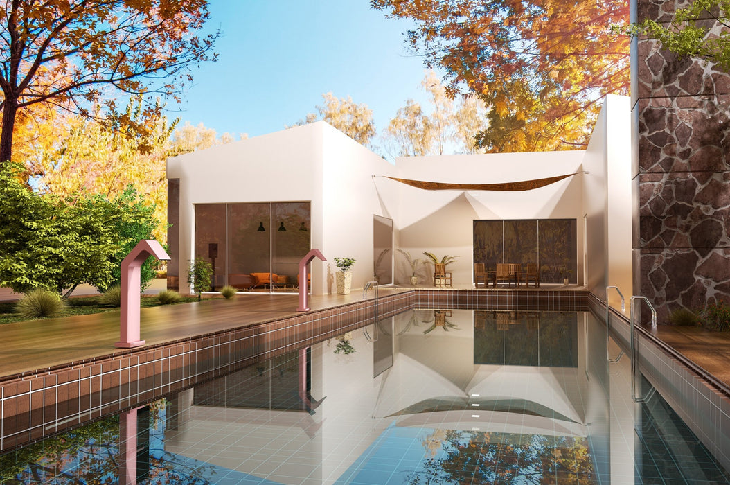 POOLIMEX CPN002/ACL NIÁGARA Rociador Cascada De Piscina 15Cm Acero S.316 Rosa Coral