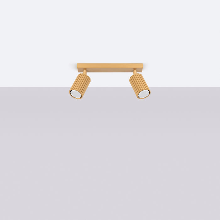 SOLLUX SL.1561 KARBON Lámpara De Techo 2 Oro