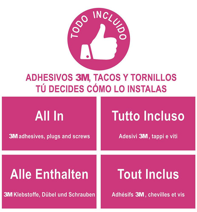 OXEN 324674 MEDINA Toallero Barra Acero Inoxidable