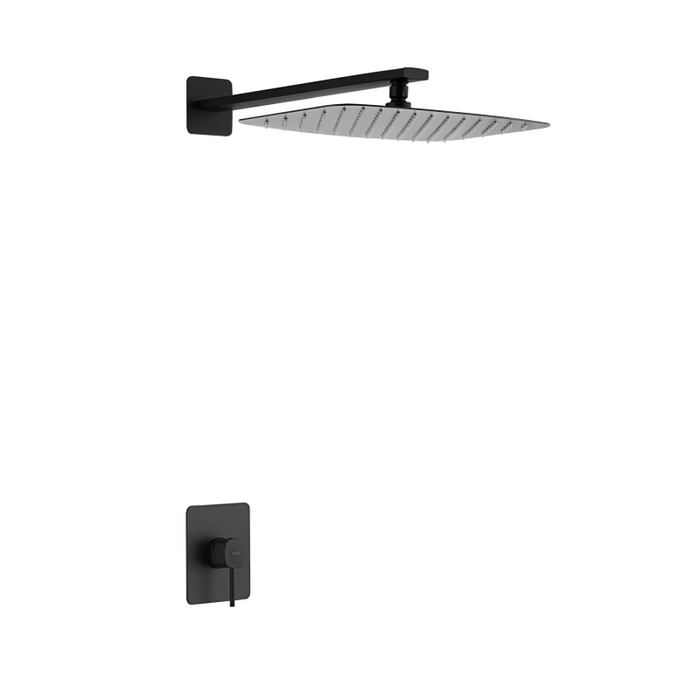 IMEX SRF065/NG FIRENZE-SASSARI Kit Monomando Ducha Con Rociador Negro