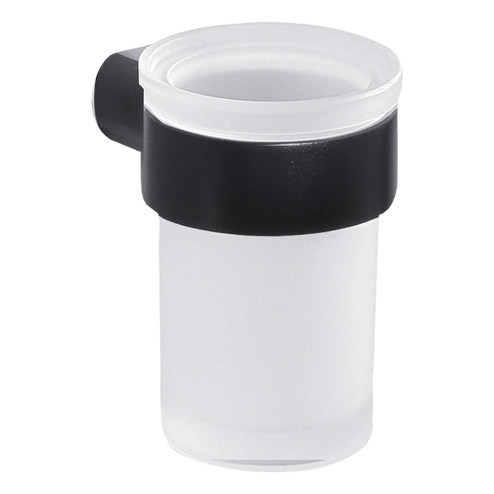 GEDY PI101400101 Portacepillos Negro Mate