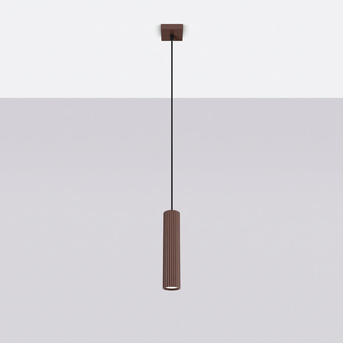 SOLLUX SL.2336 Lámpara colgante KARBON 1 marrón
