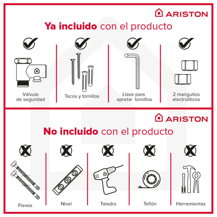 ARISTON VELIS WIFI Termo Eléctrico Vertical u Horizontal Clase Energética B