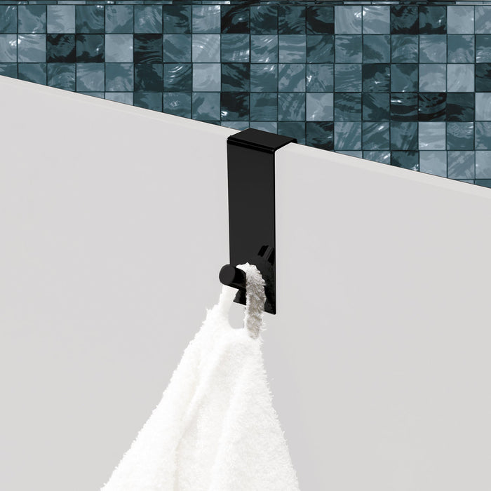 GEDY 21261400100 Percha Simple Puerta 20MM Negro Mate