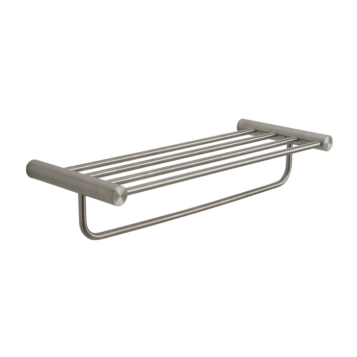 GEDY AN353800000 ANDE Estante doble para toallas cepillado