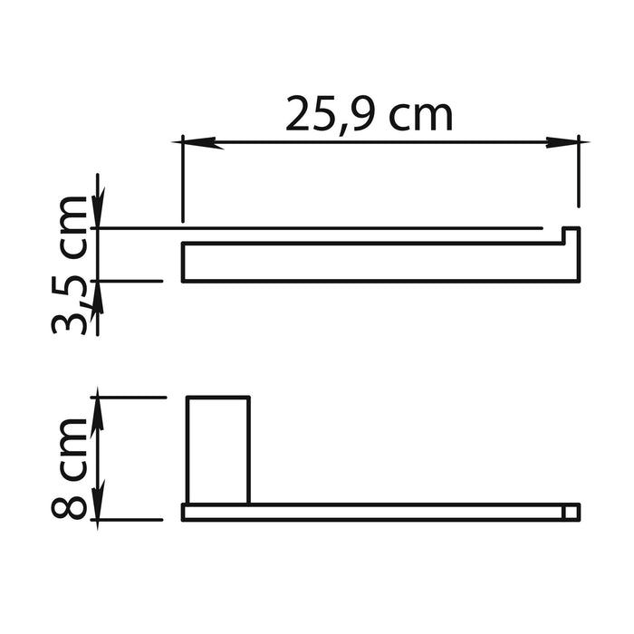 GEDY A5703800000 MAUI Brushed Ring Towel Holder
